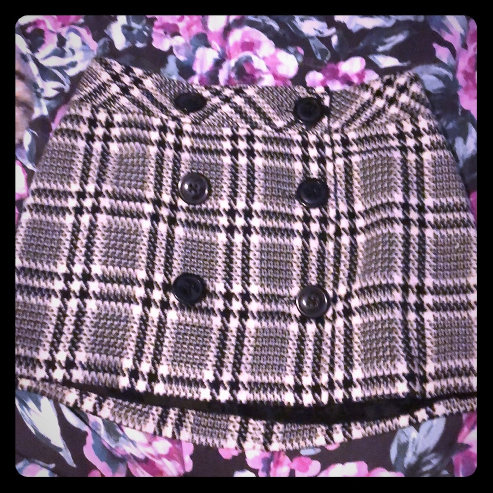 Houndstooth skirt